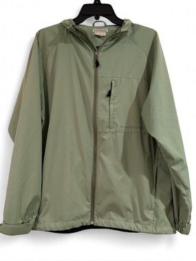 Royal Robbins Sage Green Lightweight Jacket Full Zip Embroidered Logo Women’s XL